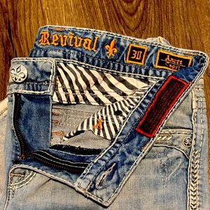 Rock Revival Women Light wash Anett/Capri size 30